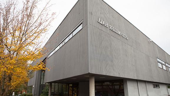 Otto Miller Hall on the Seattle Pacific University campus.